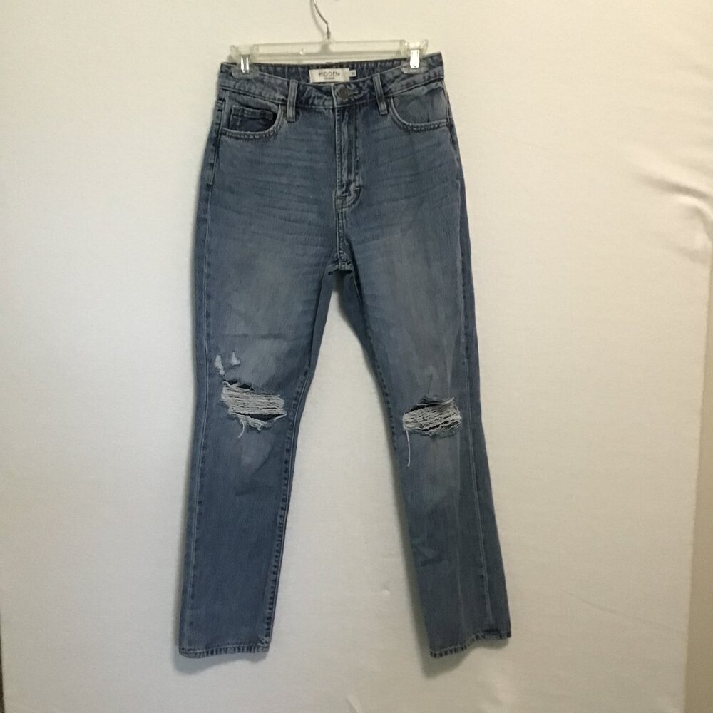 Hidden Distressed Medium Wash Jeans  Size 25